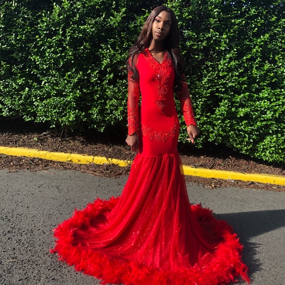 Red Prom Dress - Picture 4 of 5